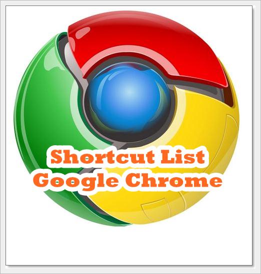 Shortcut Google Chrome