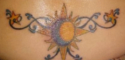 sun tattoo