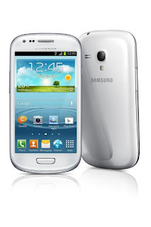 Samsung Galaxy S III Mini I8190 putih depan belakang Samsung Galaxy S III Mini I8190 putih depan belakang
