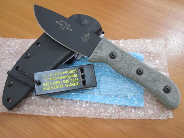 TOPS TACTICAL STEAK KNIFE