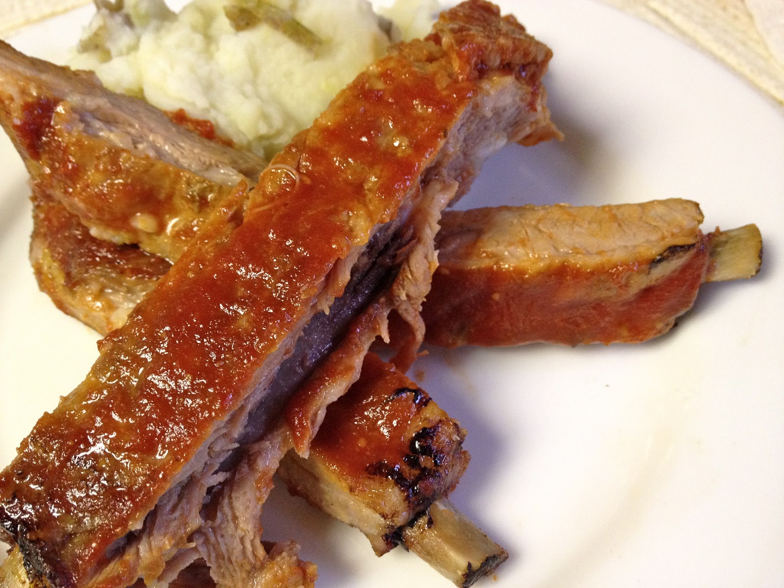 OvenRoasted Barbecued Ribs with Homemade Barbecue Sauce