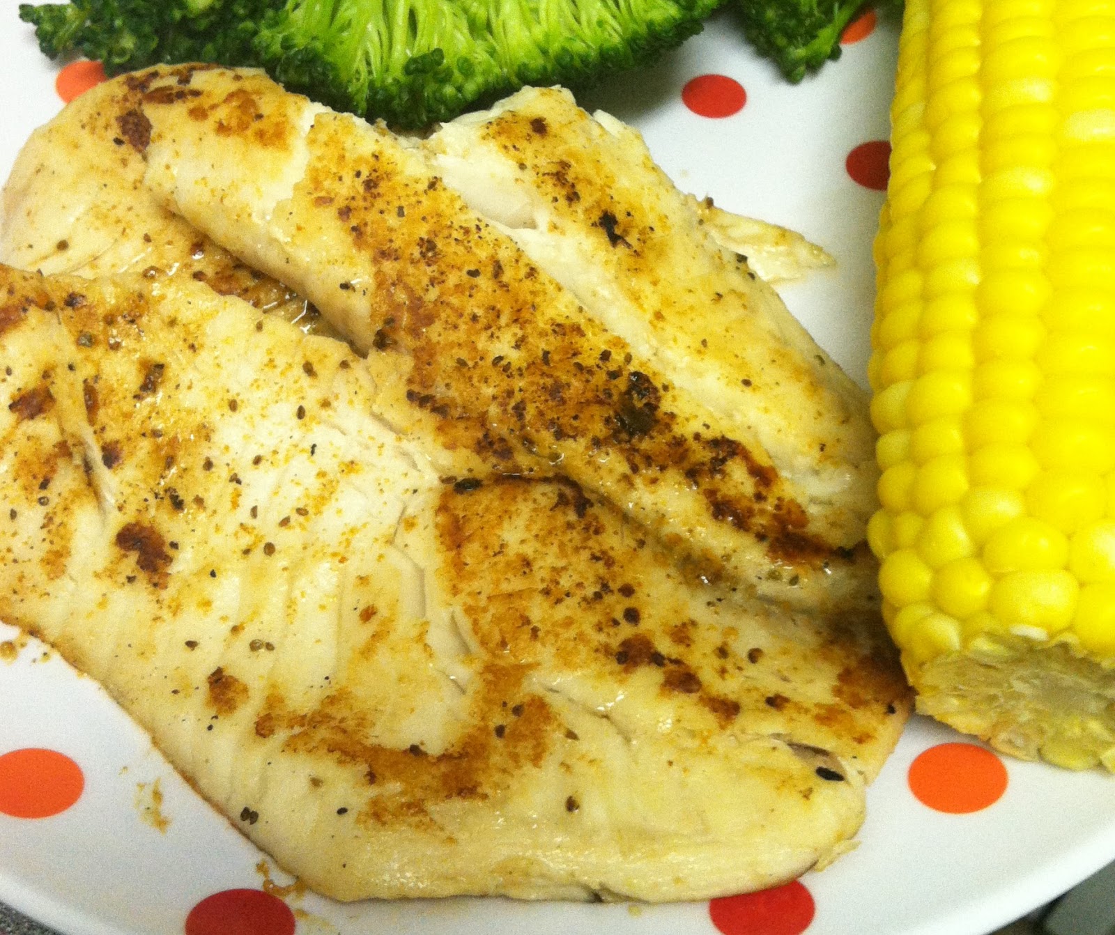 Randomonium PanSeared Tilapia w/ Herb Cream Sauce