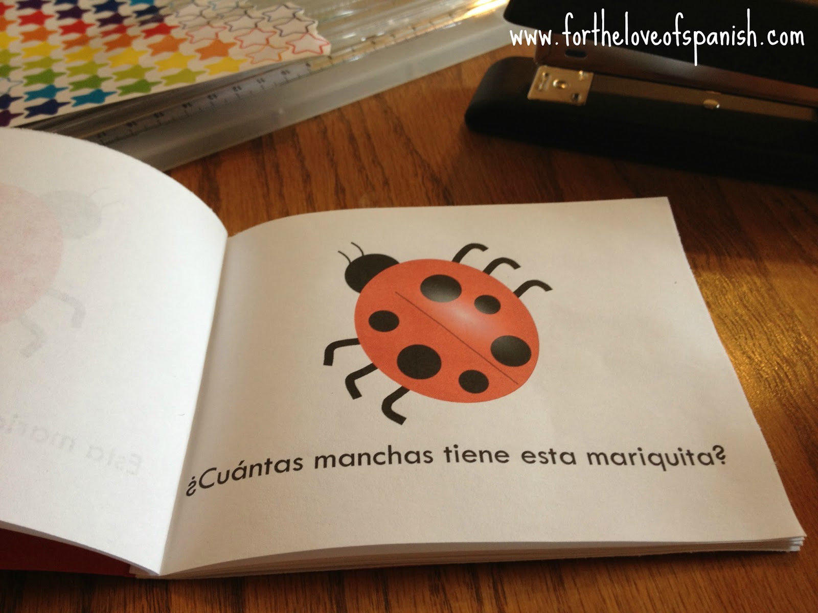 Learn Spanish with Ladybugs // The Ladybugs and Their Spots {FREE