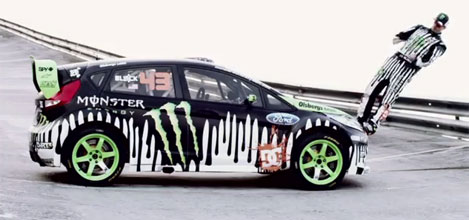 ken block drift dc shoes 2011