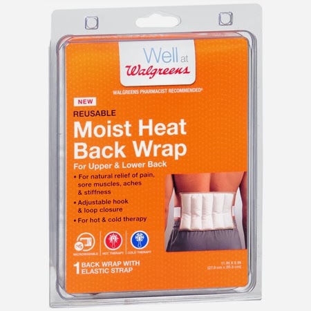 Walgreens' moist heat back wrap