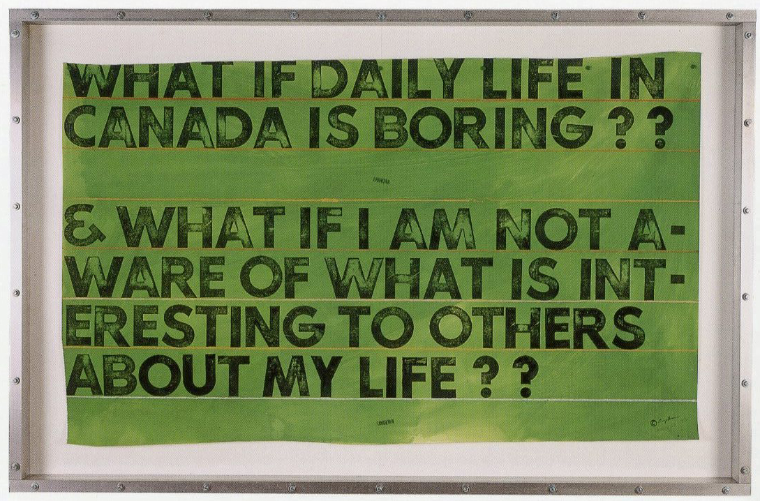 stopping off place What if daily life in Canada is boring??