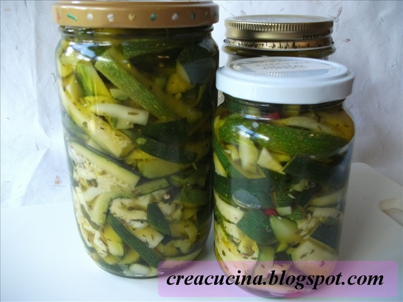 Crea Cucina Con Fantasia Zucchine Sott Olio Da Conservare