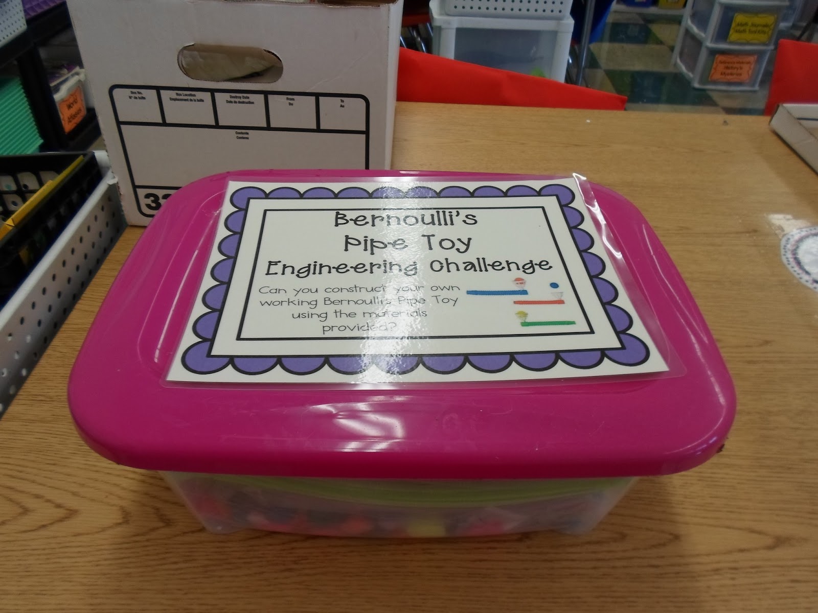 Growing a STEM Classroom STEM Engineering Kit SetUp