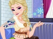 Frozen Elsa Gets Inked