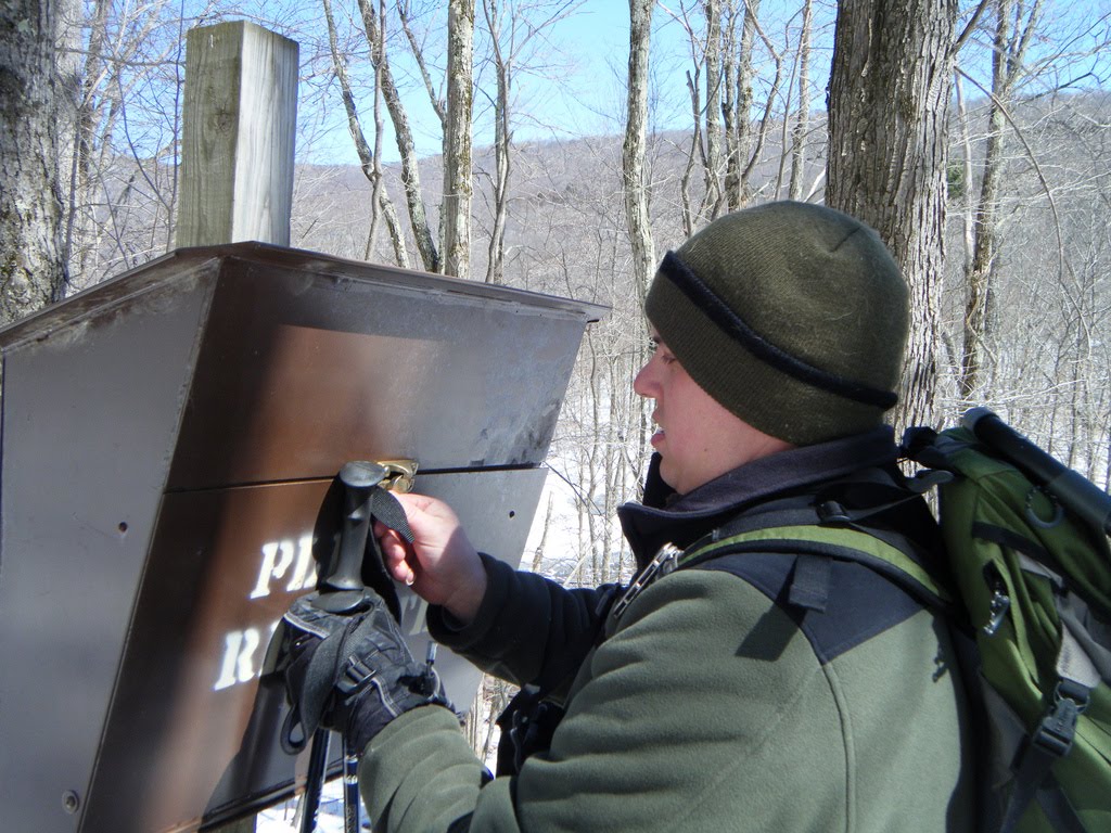 Hiking in the Catskills Touchmenot Trail in the Western Catskills
