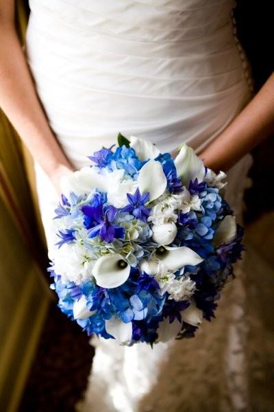 Does My Colors have to match wedding flowers bouquet ceremony 41 Blue 