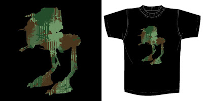 Star Wars x Super7 T-Shirt Collection Series 1 - “Camo Walker” by Brian Flynn