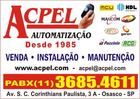ACPEL AUTOMATIZAÇÃO de PORTÃO OSASCO 36854611