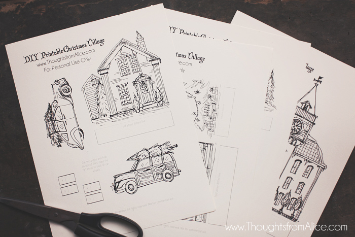 to create my own version i used some drawing paper a black sharpie marker and inspiration from old books christmas cards and photographs of cute houses - Printable Drawing Paper to create my own version i used some drawing paper a black sharpie marker and inspiration from old books christmas cards and photographs of cute houses - Printable Drawing Paper