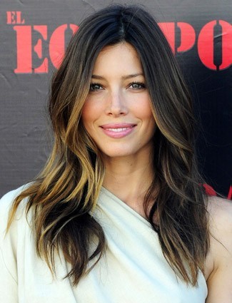 Jessica Biel jessica biel hair color ombre. Jessica Biel
