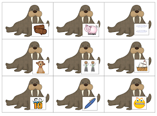 Jones' Jungle: Walrus Ten Frame Activity Sight Word Book