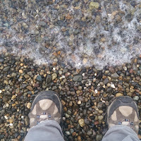 Shoes of the rocky Owen Beach in Tacoma Shoes of the rocky Owen Beach in Tacoma