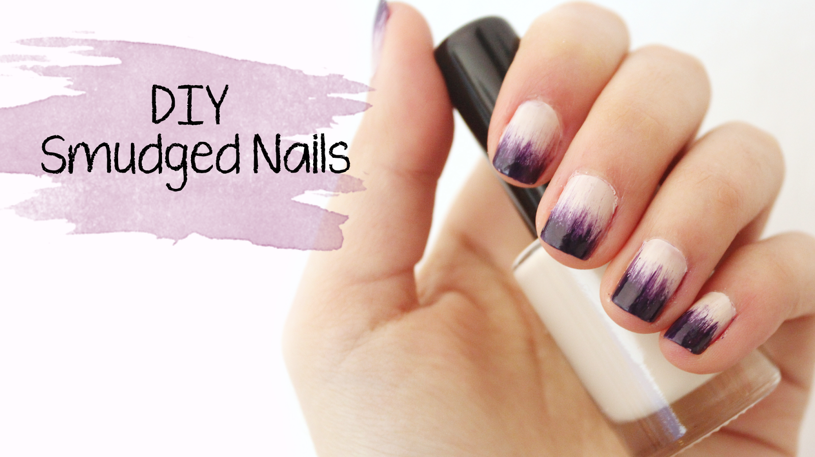DIY Smudged Nails — Curly Made