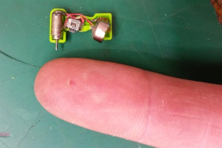 teeny-tiny drill made with an Ultimaker 2 3D printer