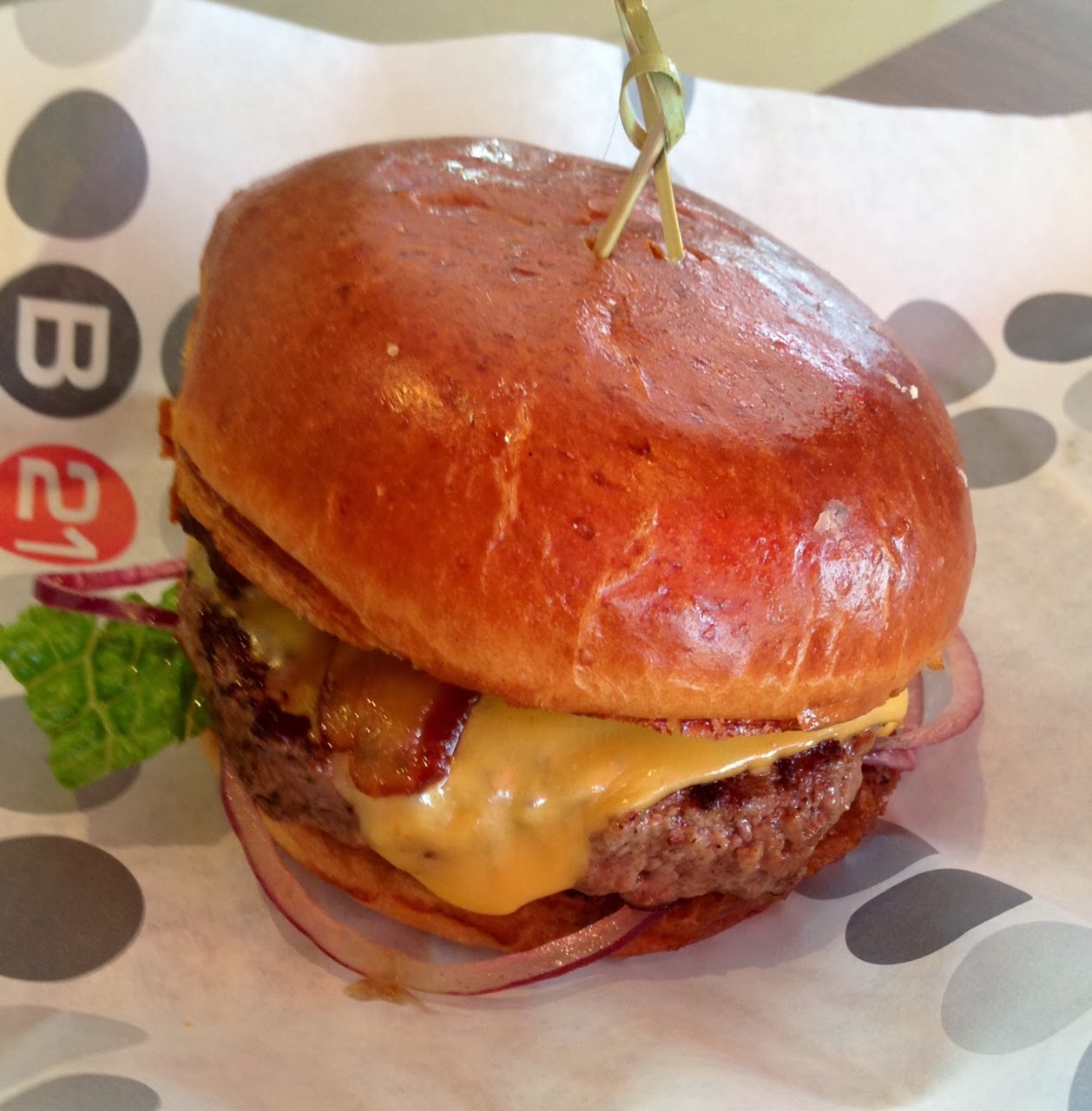 A Burger a Day: Bacon Cheesy Burger at Burger 21- Charlotte, NC