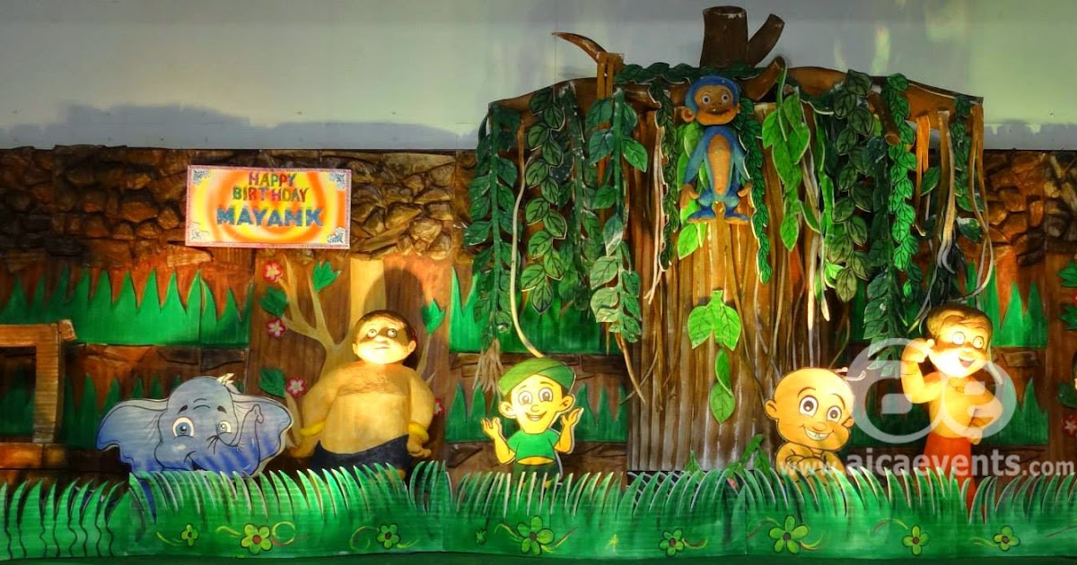 Aicaevents India Chhota Bheem Theme Party Decorations