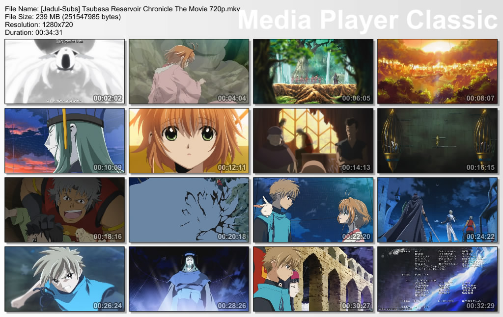 Jadul Subs Tsubasa Reservoir Chronicle The Movie Subtitle Indonesia