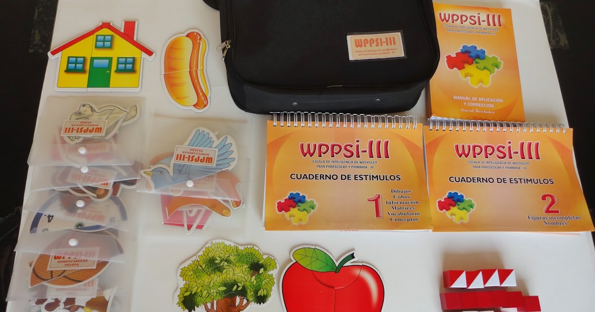 TESTS PSICOLOGICOS WPPSI III