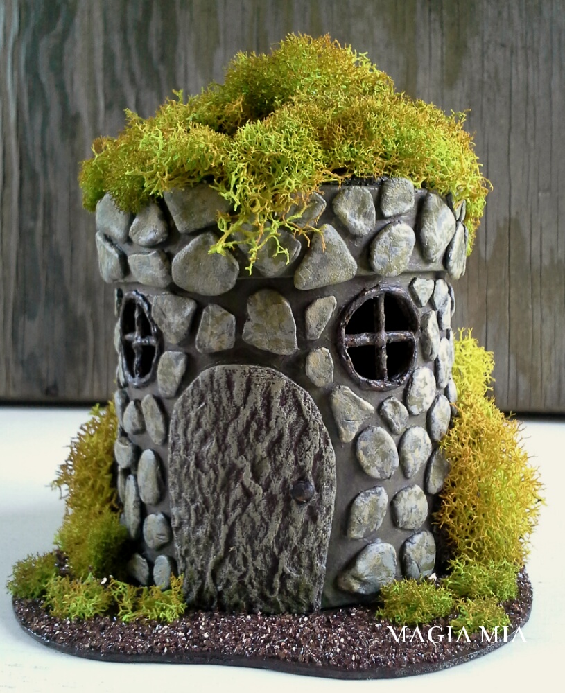 Papier Mache Fairy House at Jeff Ambrose blog