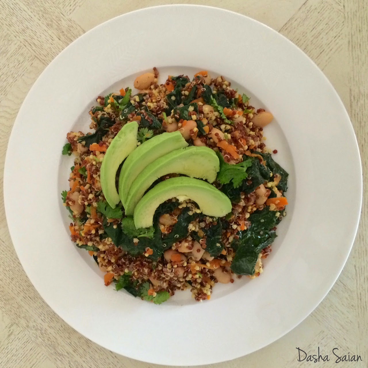 Dasha Saian Millet Quinoa With Kale