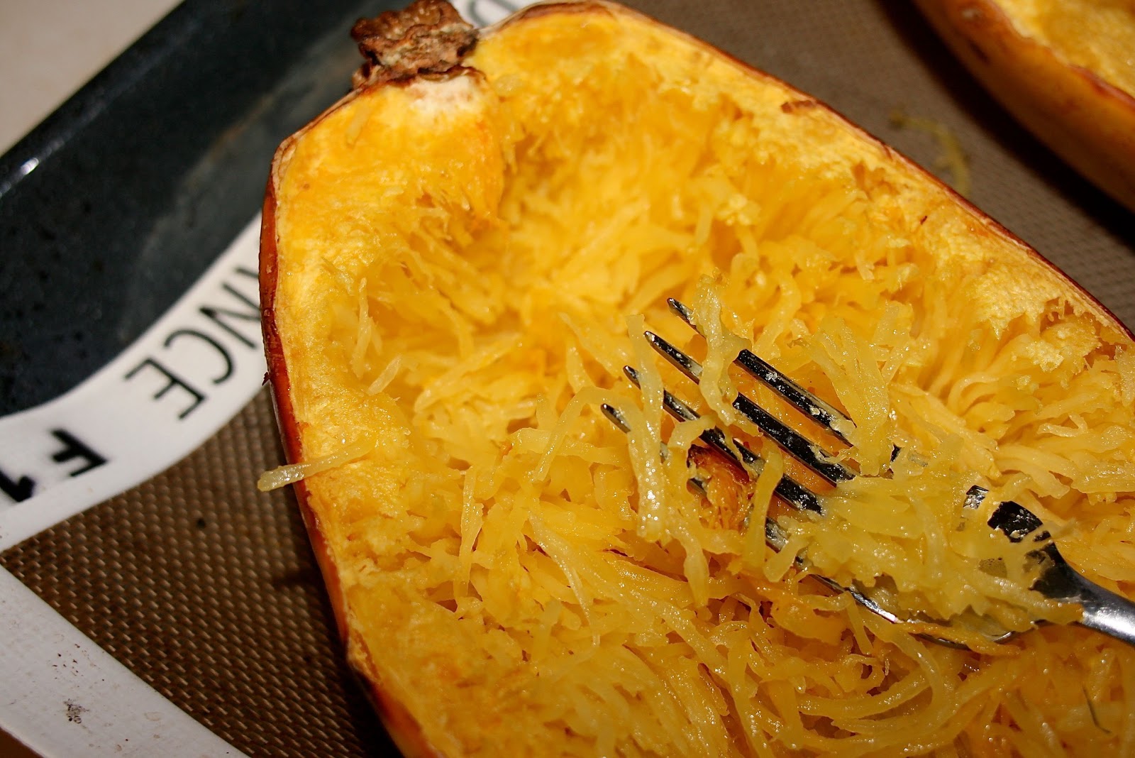 Squash with Sausage Foodie Friday Spaghetti Simple Living and