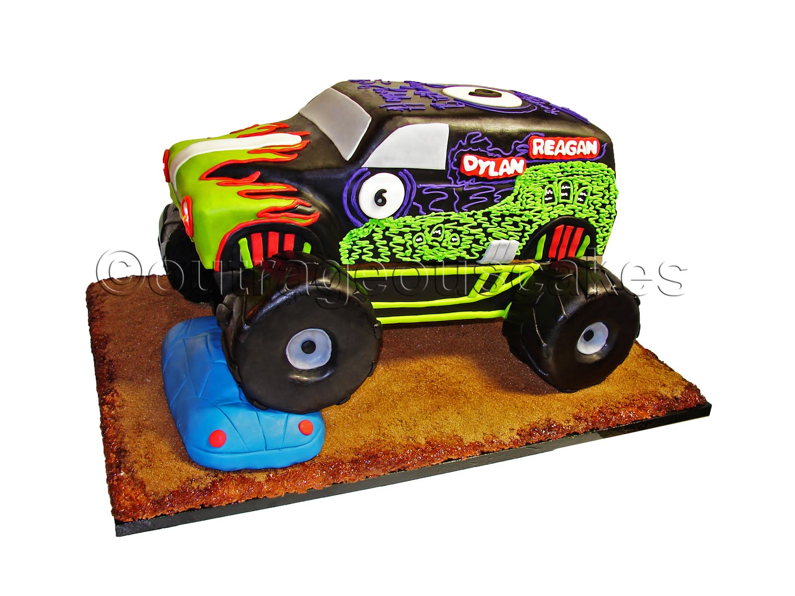 Outrageous Cakes Specialty Bakery Official Blog 3D Monster truck cake
