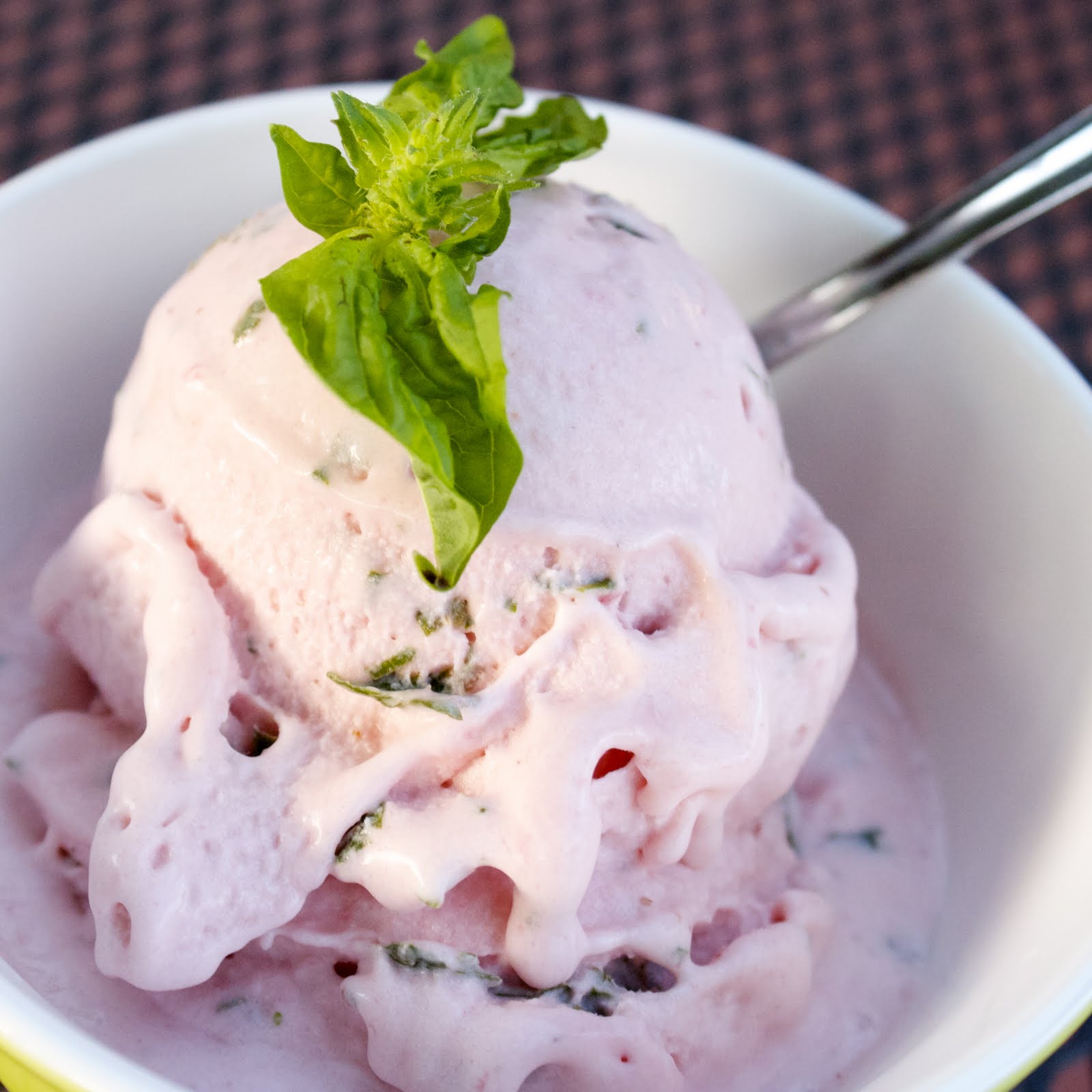 CosmoCookie Strawberry Basil Ice Cream