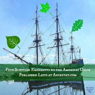 Passenger Lists, David Dobson, Scottish Emigrants, Ancestry