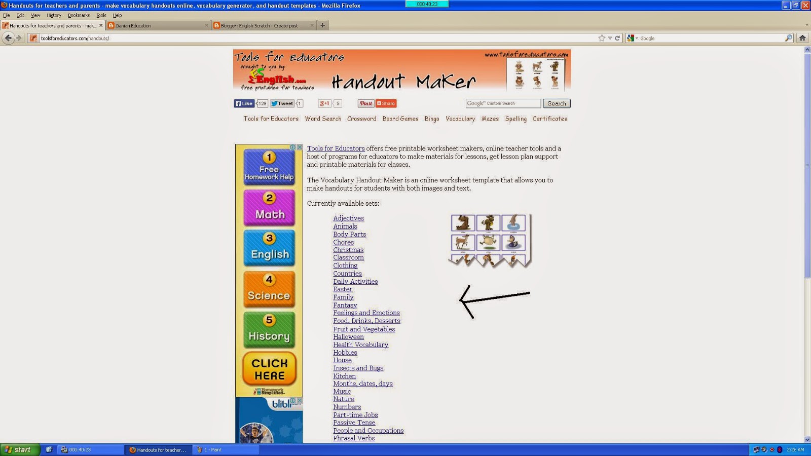 English Scratch How To Make A Vocabulary Game