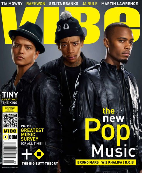 >News // Bruno Mars, Wiz Khalifa Et B.o.B À La Une De Vibe