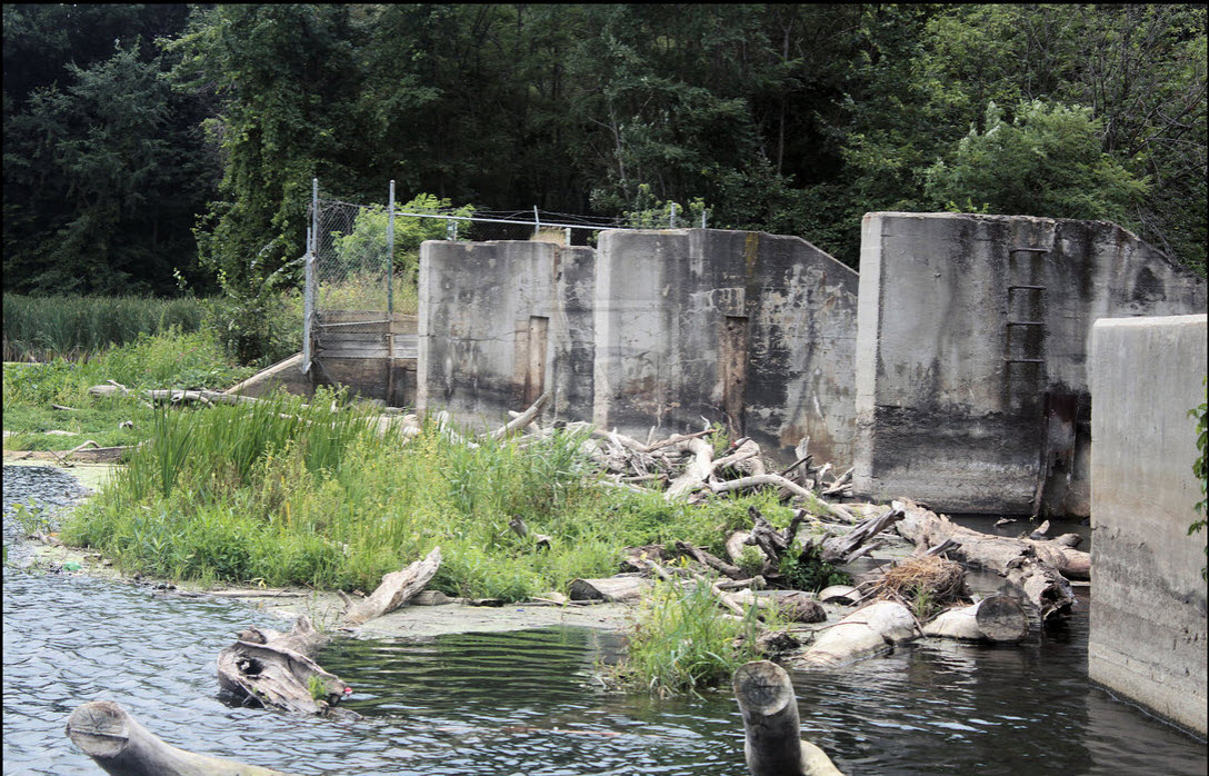 Shiawassee River (Can't find it ? scroll down ) Log Jam at Shiatown Dam