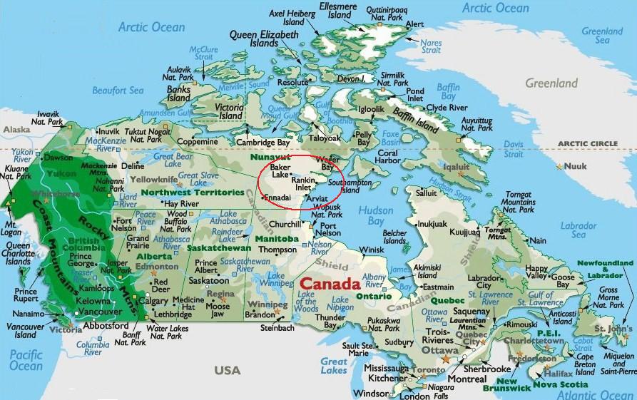 Baker Lake Nunavut Map Ultima Thule: Baker Lake, Chesterfield Inlet, Rankin Inlet And Arviat, Four  Villages In The Centre Of Canada, On The Eastern Coast Of Hudson Bay