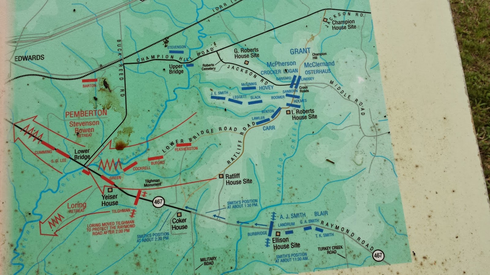 battle of champion hill crossroads jackson middle road is site of markers on billy fields road champion house is site of church battle of champion hill crossroads jackson middle road is site of markers on billy fields road champion house is site of church