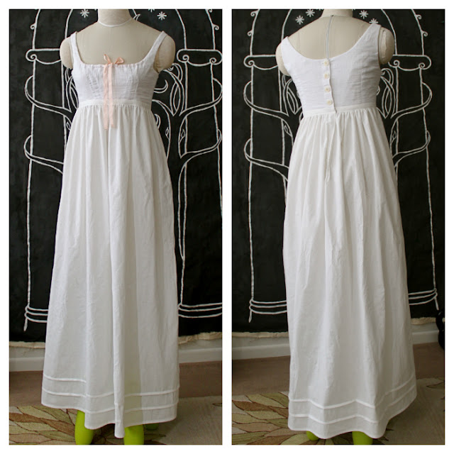 Cation Designs Historical Sew Fortnightly Regency Bodiced Petticoat