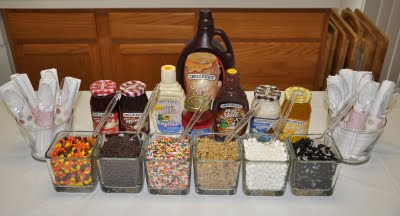 Kids Love Holidays Ice Cream Sundae Bar