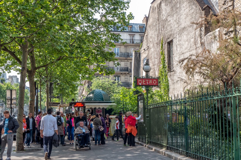 Paris France street in St. Germain