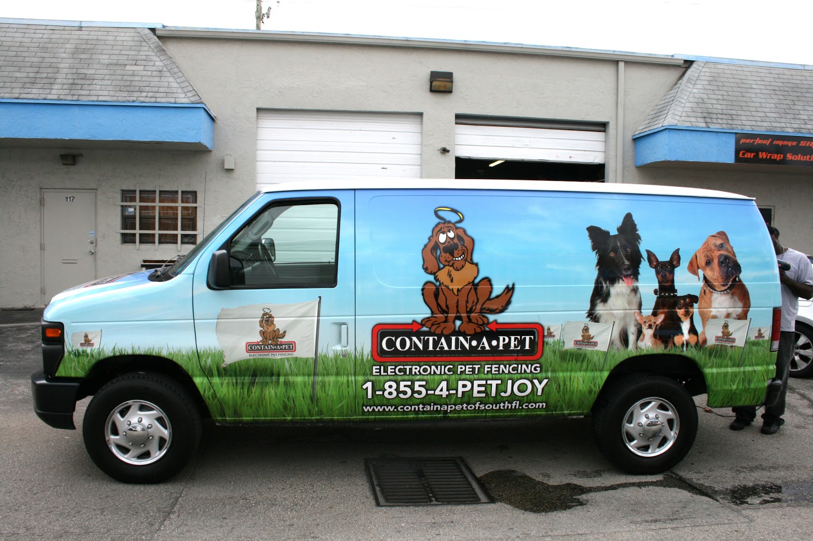 Vehicle Wrap Wellington Florida Contain A Pet Electronic Fencing