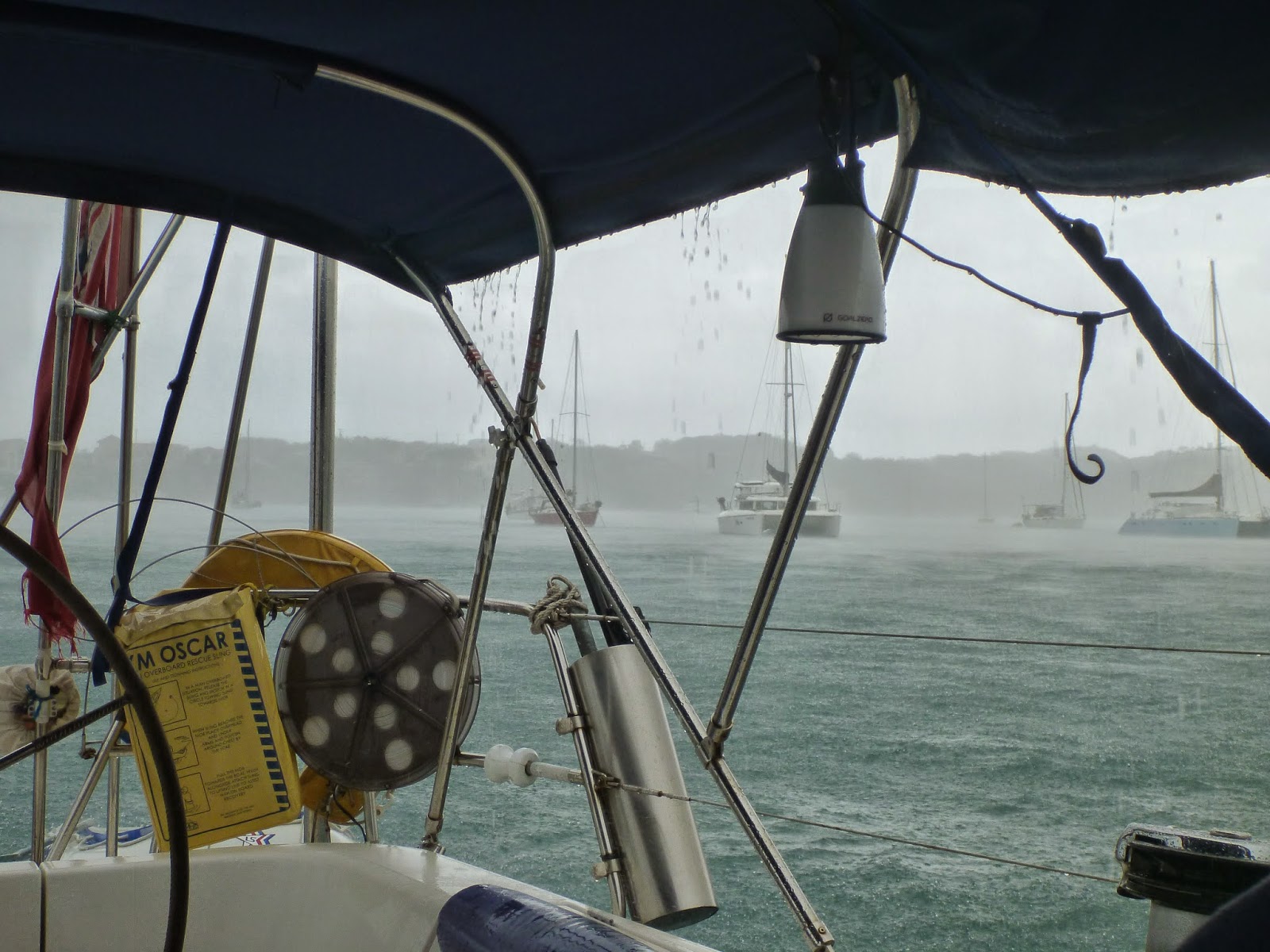 Heavy tropical rain