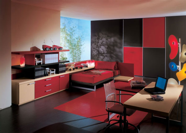 Hogares Frescos: Decora tu Habitación con Colores Rojos y Negros.