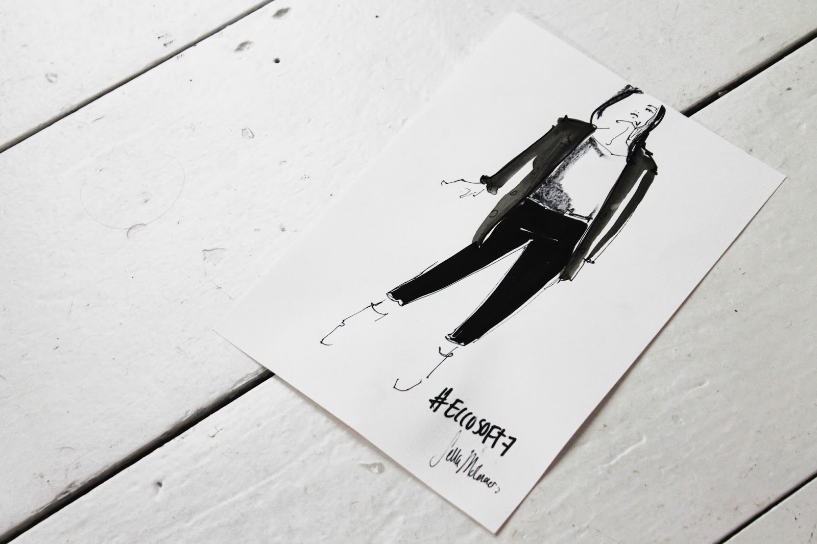 Event: zwart ontmoet modeillustraties in studio 13 Mode illustraties