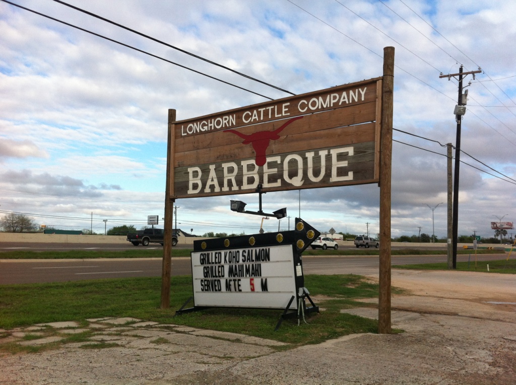 Longhorn Cattle Company Barbecue Full Custom Gospel BBQ