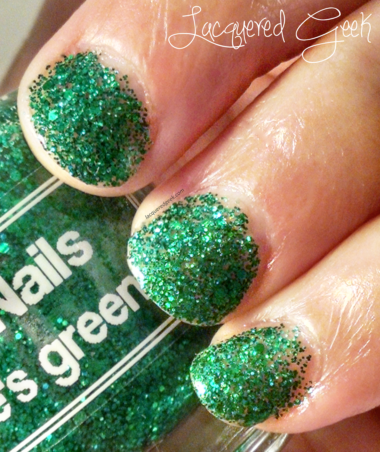 Digital Nails deGrasse’s greener nail polish swatch