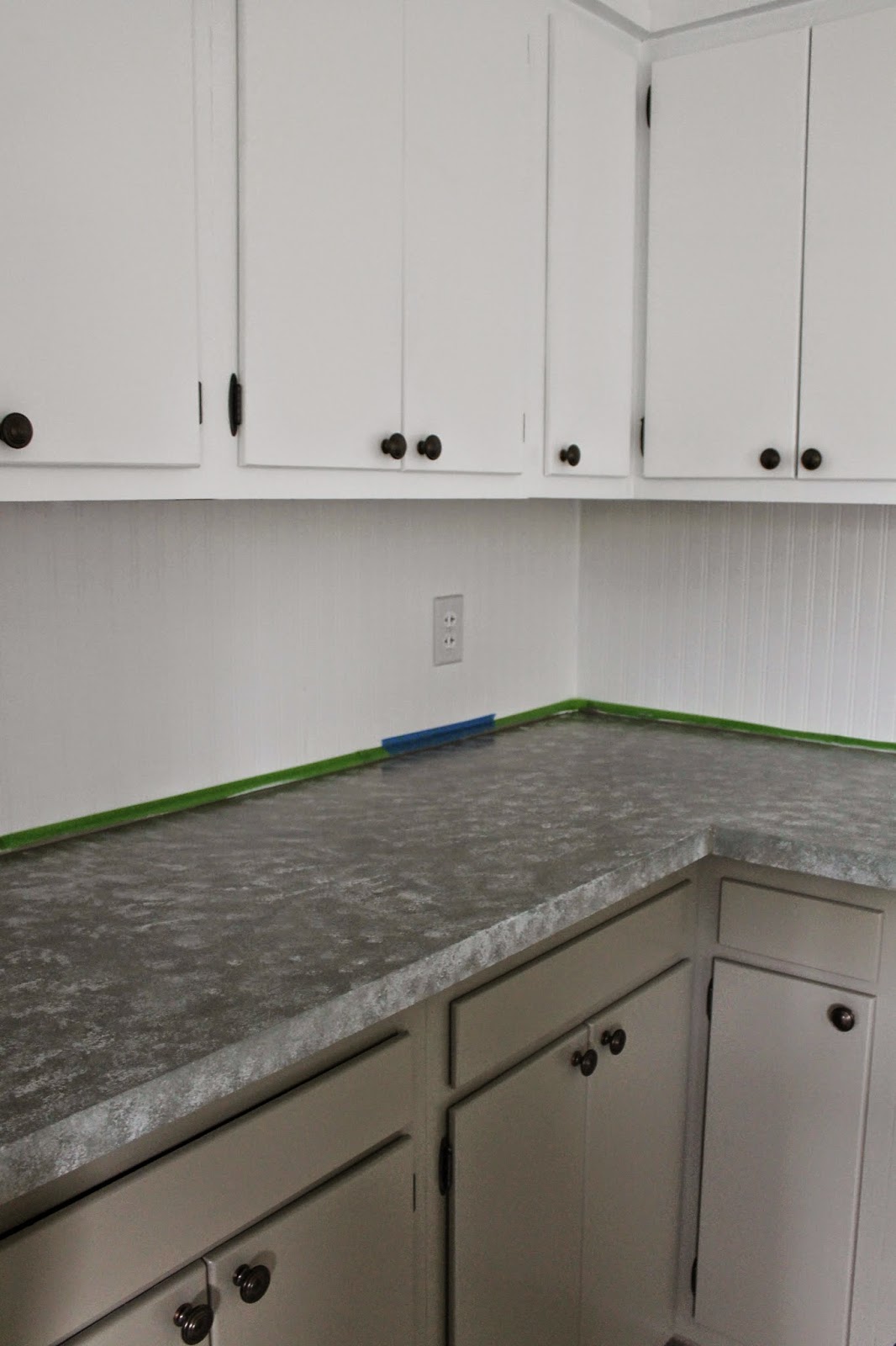 Grace Lee Cottage DIY Painted Kitchen Counters