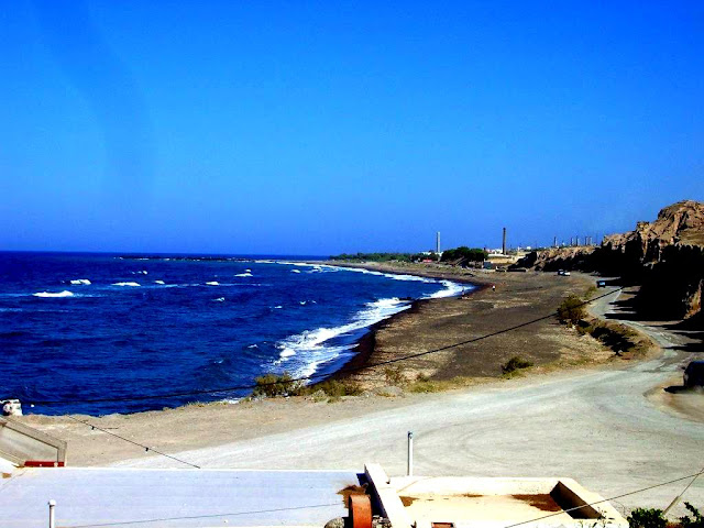 Black Sand Beach in Santorini