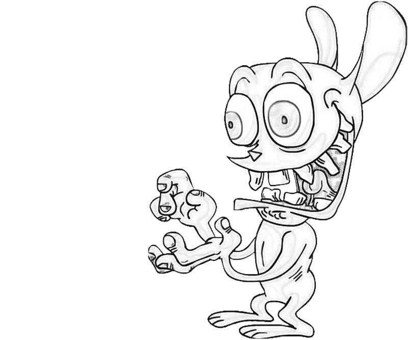 Ren And Stimpy Pages Coloring Pages